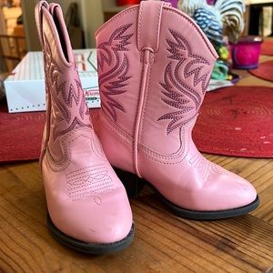 Girls size 8 pink Cowgirl boots